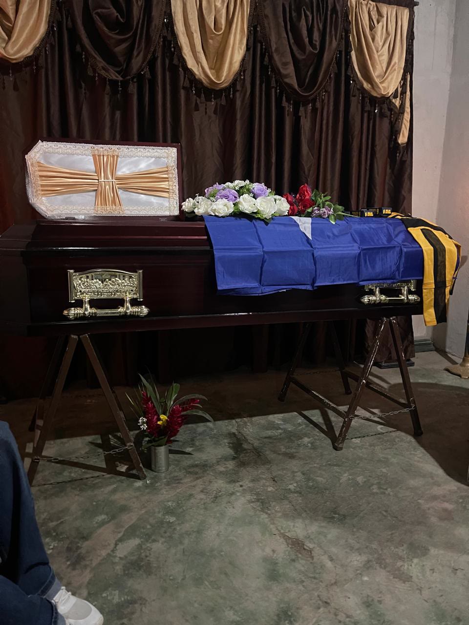 Velorio de un compañero fallecido