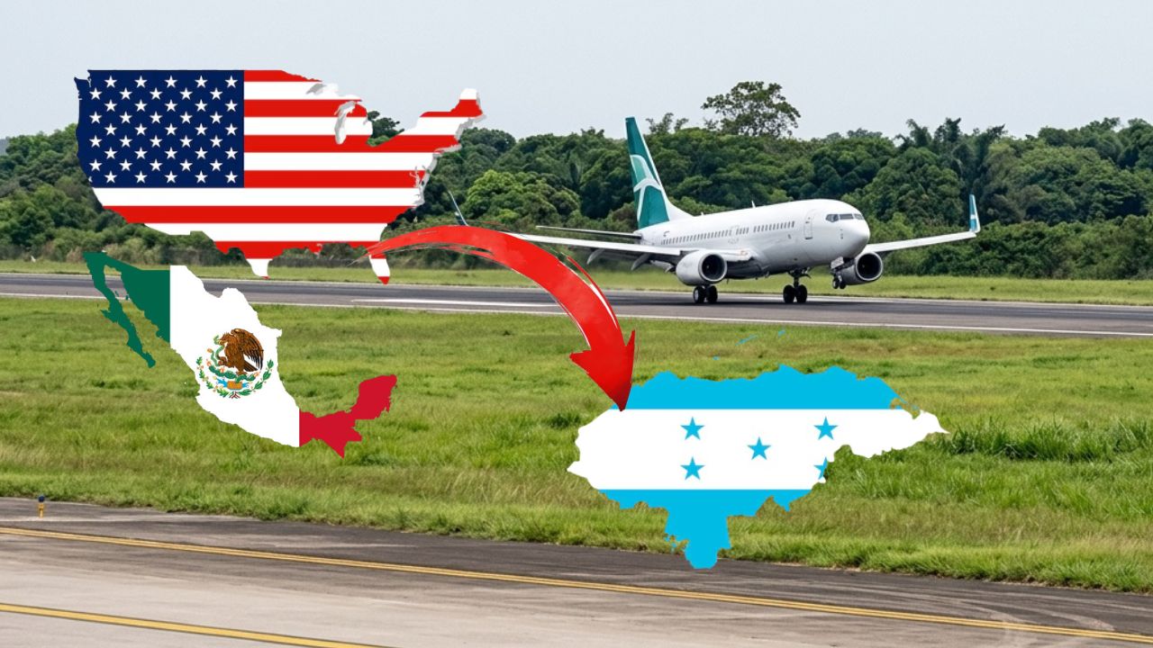 Más de 300 mexicanos fueron deportados desde Estados Unidos hacia Honduras