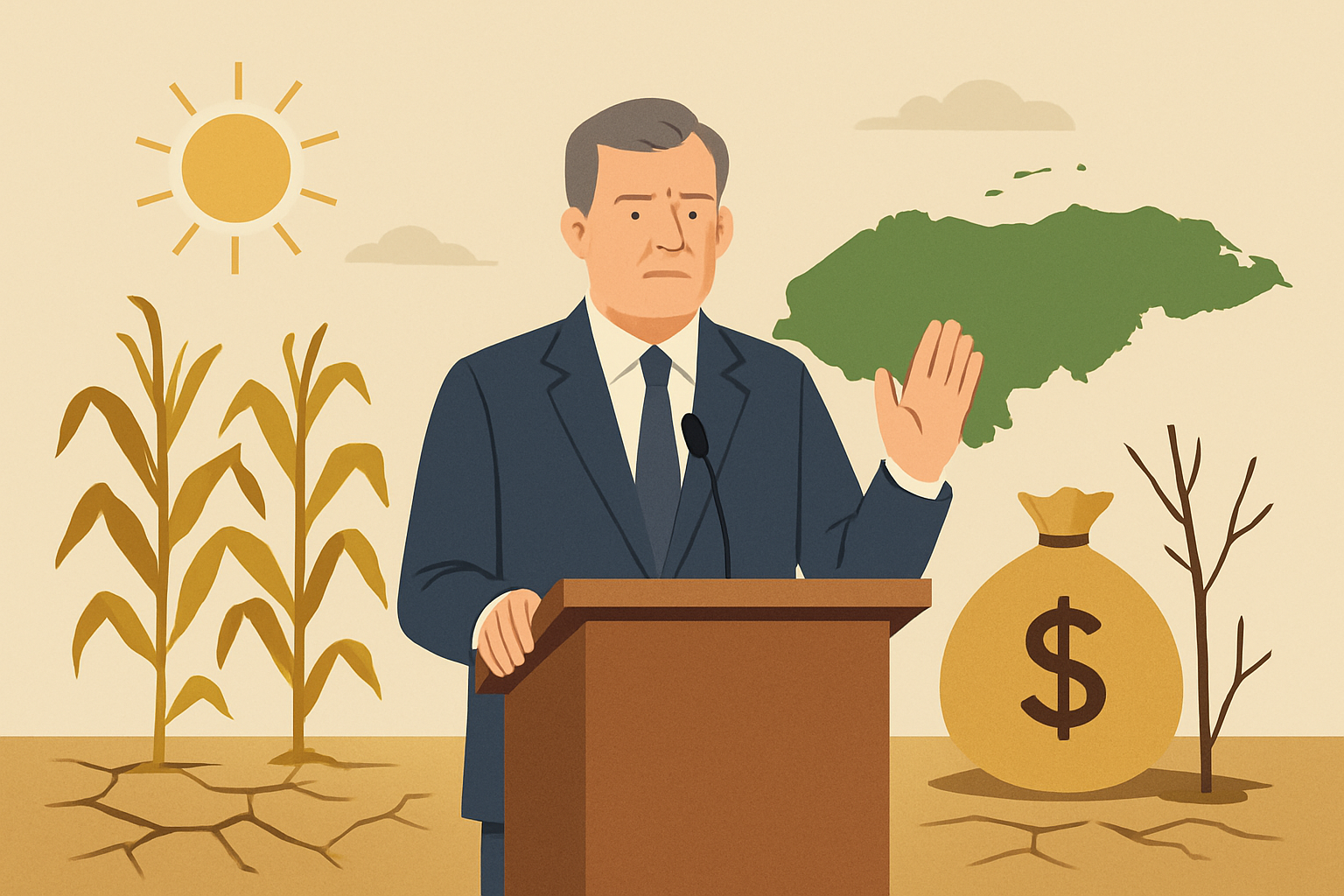 Ministro de Agricultura descarta hambruna y advierte sobre pérdidas de cosechas por la sequía