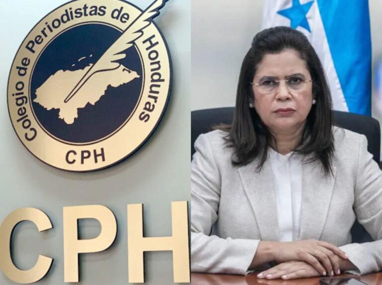 Colegio de Periodistas solicita al Ministerio Público investigar a Rixi Moncada y defiende la libertad de prensa