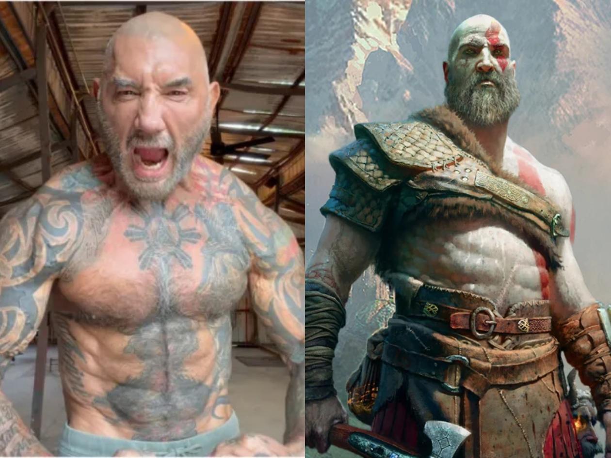 Dave Bautista muestra preparación física para interpretar a Kratos en 'God of War'