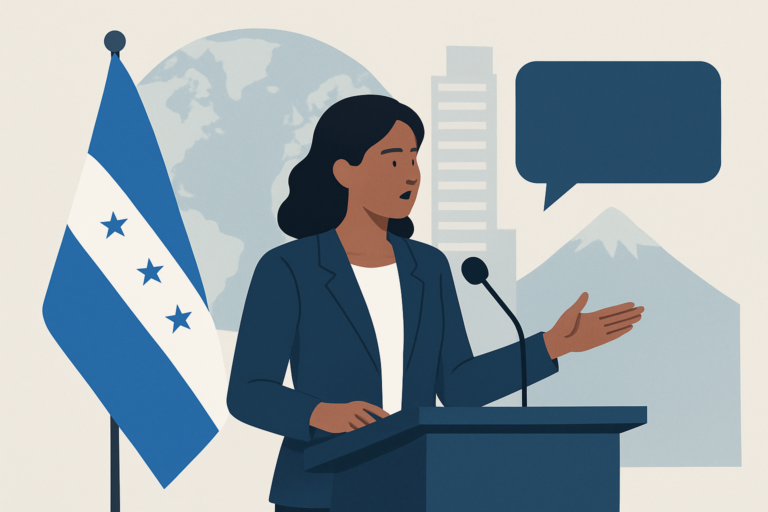 María Antonieta Mejía representa a Honduras en el V Encuentro Regional de Foro Madrid en Santiago de Chile
