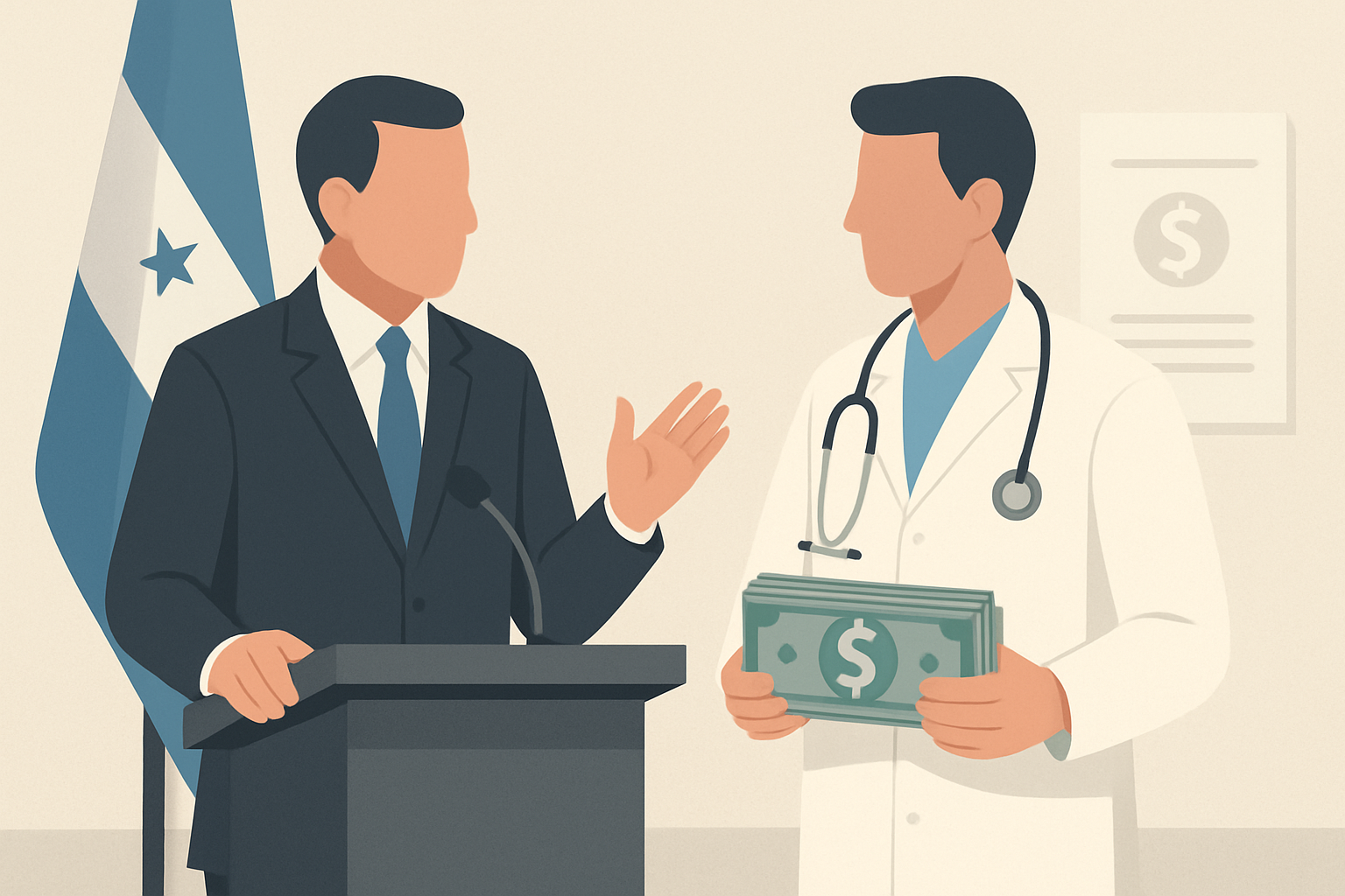 Ministro de Finanzas confirma pago a médicos este lunes