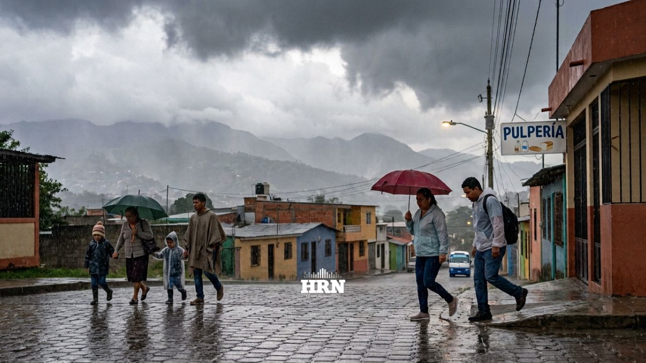 Pronóstico para el viernes 4 de septiembre: lluvias dispersas y aumento de nubosidad en Honduras