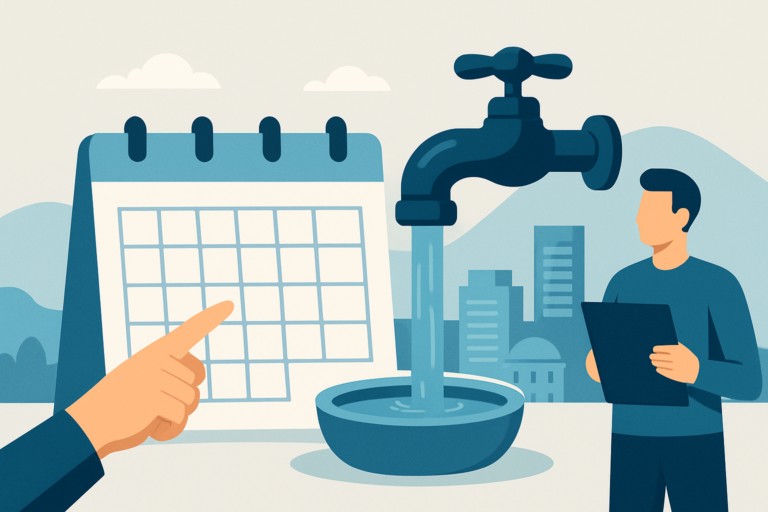 UMAPS anuncia calendario de suministro de agua para Tegucigalpa este 6 de septiembre