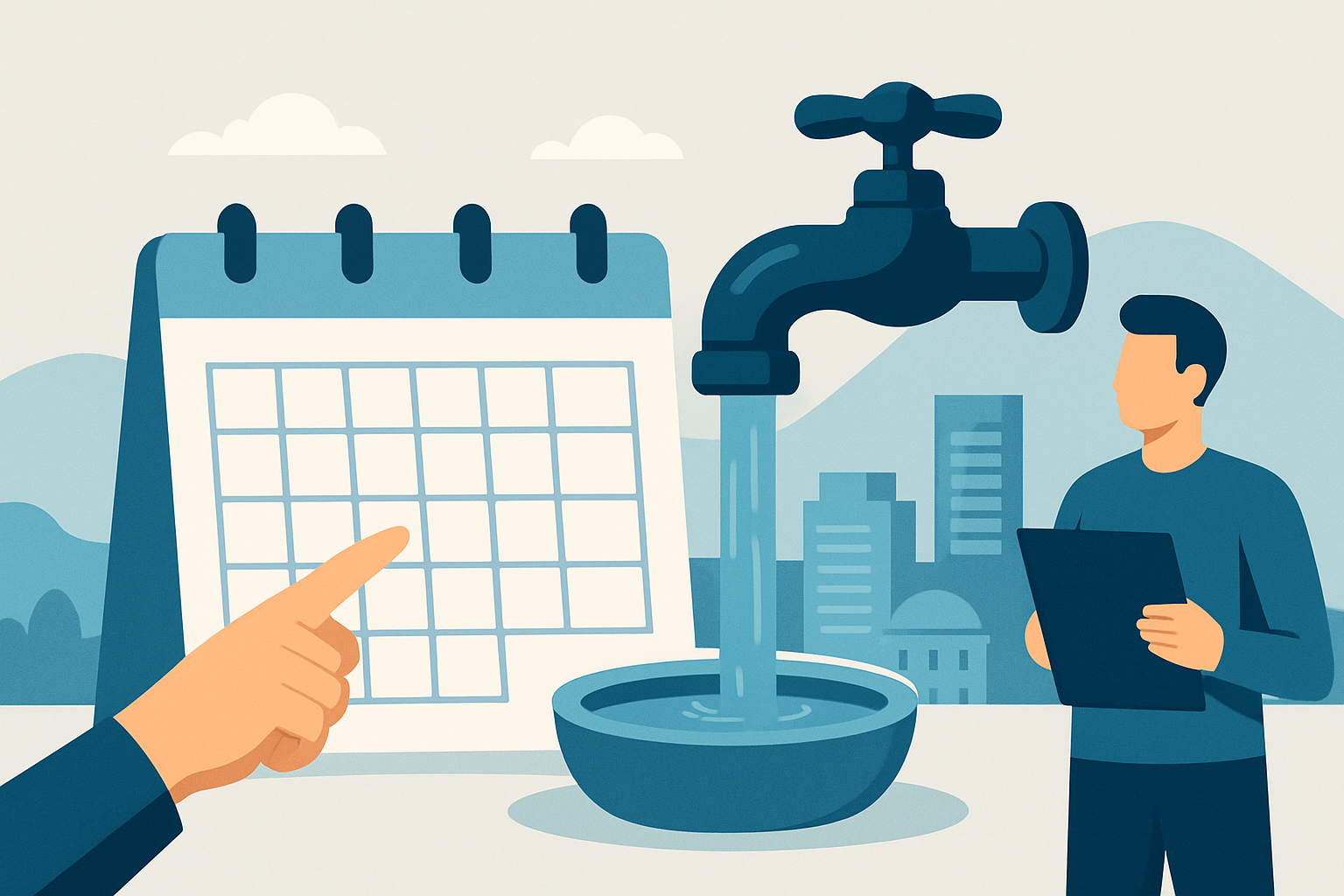 UMAPS anuncia calendario de suministro de agua para Tegucigalpa este 6 de septiembre